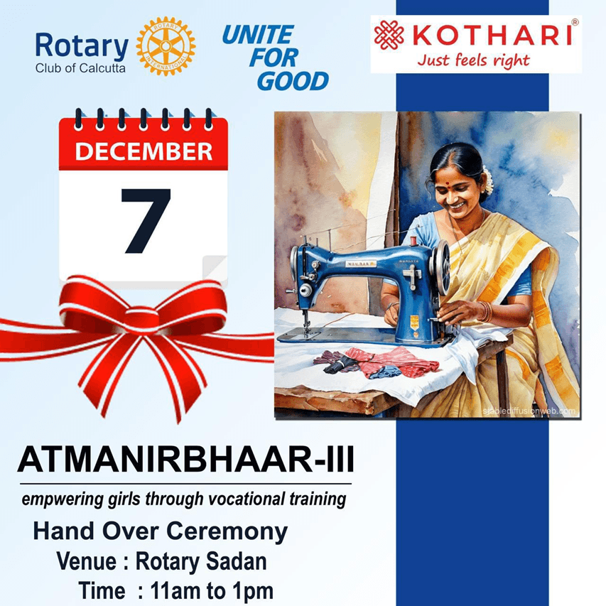 Atmanirbhar - III 2 Sewing machines donated Gallery Image 3